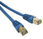 C2G Cat5e Booted Shielded (STP) Network Patch Cable - Patch cable - RJ-45 (M) to RJ-45 (M) - 3 m - PTB - CAT 5e - molded - blue