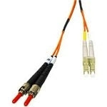 C2G Low-Smoke Zero-Halogen - Patch cable - multi-mode LC (M) to ST multi-mode (M) - 3 m - fiber optic - 62.5 / 125 micron - orange