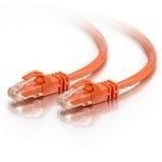 C2G Cat6 Booted Unshielded (UTP) Network Patch Cable - Cabo patch - RJ-45 (M) para RJ-45 (M) - 10 m - PTNB - CAT 6 - moldado, sem nós, entrançado - laranja