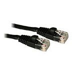 C2G Cat5e Booted Unshielded (UTP) Network Patch Cable - Cabo patch - RJ-45 (M) para RJ-45 (M) - 30 m - PTNB - CAT 5e - moldado, sem nós, entrançado - preto