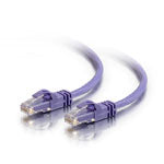 C2G Cat6 Booted Unshielded (UTP) Network Patch Cable - Patch cable - RJ-45 (M) to RJ-45 (M) - 10 m - PTNB - CAT 6 - molded, knotless, braided - purple