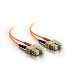 C2G Low-Smoke Zero-Halogen - Cable patch - SC multimodo (M) a SC multimodo (M) - 5 m - fibra óptica - 50 / 125 micras - naranja