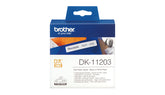 Brother DK-11203 - Negro en blanco - 17 x 87 mm 300 etiqueta(s) (1 rollo(s) x 300) etiquetas de directorio de archivos - para Brother QL-1050, 1060, 500, 550, 560, 570, 580 , 600, 650, 700, 710, 720, 820