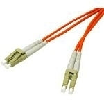 C2G Low-Smoke Zero-Halogen - Patch cable - multi-mode LC (M) to multi-mode LC (M) - 5 m - fiber optic - 62.5 / 125 micron - orange