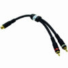 C2G Velocity - Audio Adapter - RCA Male to RCA Female - Shielded Twisted Pair (PTB)