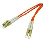 C2G Low-Smoke Zero-Halogen - Patch cable - multi-mode LC (M) to multi-mode LC (M) - 5 m - fiber optic - 50 / 125 micron - orange