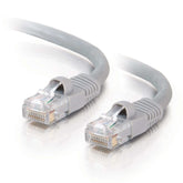 C2G Cat5e Booted Unshielded (UTP) Network Patch Cable - Patch cable - RJ-45 (M) to RJ-45 (M) - 30 m - PTNB - CAT 5e - molded, knotless, braided - gray