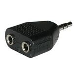 C2G - Adaptador de audio - Mini puerto estéreo hembra a mini puerto estéreo macho