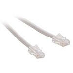 Cable de conexión de red C2G Cat5e sin arranque y sin blindaje (UTP) - Cable de conexión - RJ-45 (M) a RJ-45 (M) - 30 m - PTNB - CAT 5e - trenzado, uniboot - blanco