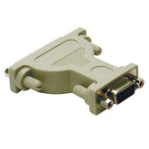 C2G - Adaptador de modem nulo - DB-9 (F) para DB-25 (F) - moldado