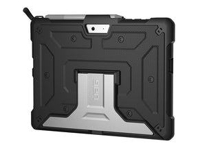 UAG Case for Microsoft Surface Go 3/Go 2/Go [10.5-inch] - Metropolis Black - Tampa posterior para tablet - resistente - alumínio - preto - 10.5" - para Microsoft Surface Go, Go 2