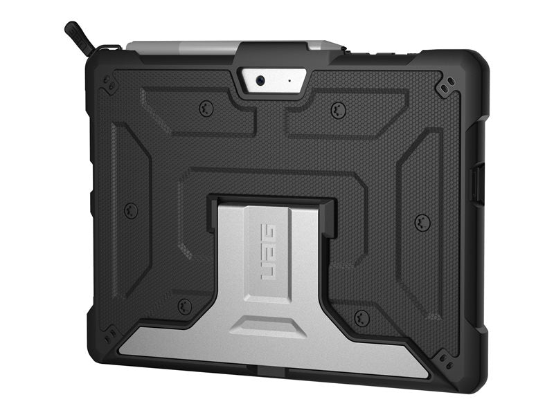 Funda UAG para Microsoft Surface Go 3/Go 2/Go [10,5 pulgadas] - Metropolis Black - Cubierta trasera de tableta - Resistente - Aluminio - Negro - 10,5" - para Microsoft Surface Go, Go 2