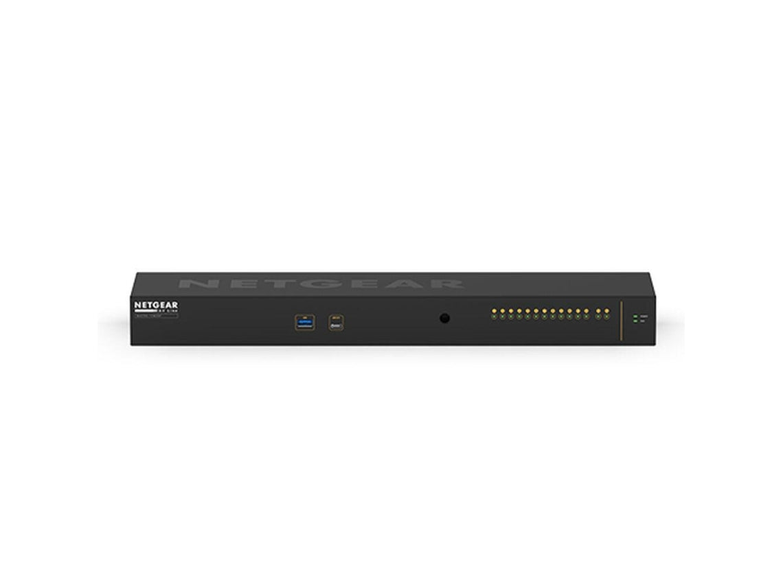 NETGEAR AV Line M4250-12M2XF - Switch - L3 - Managed - 12 x 10/100/1000/2.5G + 2 x 10 Gigabit SFP+ - side-to-side airflow - rail mountable