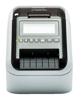 Brother QL-820NWB - Label Printer - two-color (monochrome) - direct thermal - Roll (6.2 cm) - 300 x 600 dpi - up to 176 mm/sec - USB 2.0, LAN, Wi-Fi(n), host USB, Bluetooth 2.1 EDR - Cutter