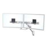 Ergotron HX - Kit de montagem (pega, braço articulado, montagem de parede, 2 eixos, arco de dobradiça, extensão) - para 2 visores LCD - branco - tamanho de tela: até 32''