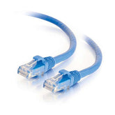 C2G - Patch cable - RJ-45(M) to RJ-45(M) - 2m - PTNB - CAT 6 - initialized, knotless - blue