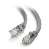 C2G - Cabo patch - RJ-45 (M) para RJ-45 (M) - 5 m - PTNB - CAT 6a - inicializado, sem nós - cinza