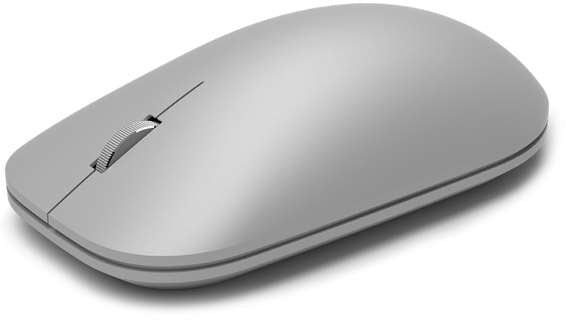 Microsoft Surface Mouse - Ratón - para diestros y zurdos - óptico - inalámbrico - Bluetooth 4.0 - gris - comercial