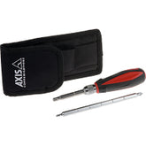 Axis 4-in-1 - Llave de herramientas - 2 piezas - En bolsa de transporte