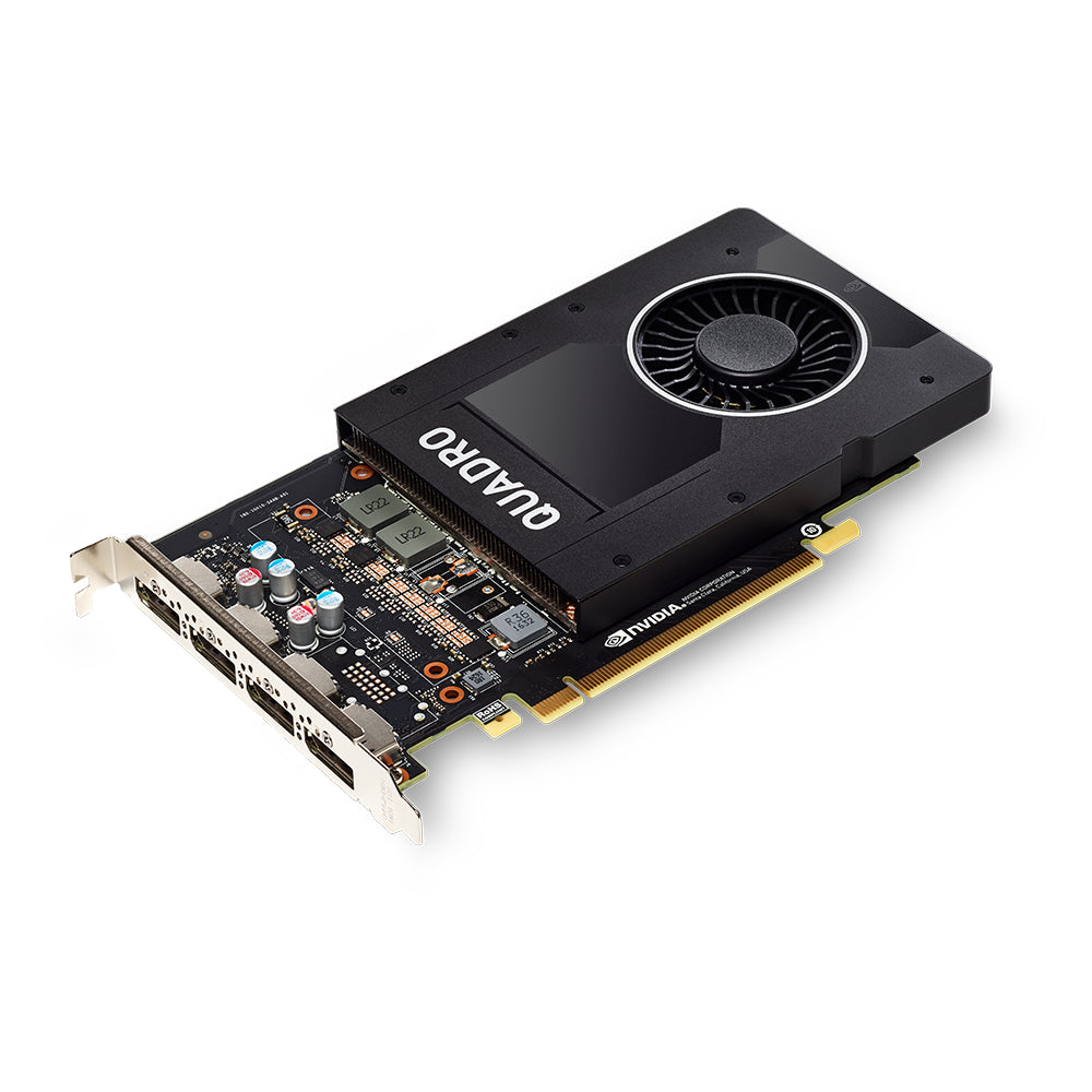 NVIDIA Quadro P2000 - Cartão gráfico - Quadro P2000 - 5 GB GDDR5 - PCIe 3.0 x16 - 4 x DisplayPort - retalho