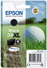 Epson 34XL - 16.3 ml - XL - preto - original - blister - tinteiro - para WorkForce Pro WF-3720, WF-3720DWF, WF-3725DWF