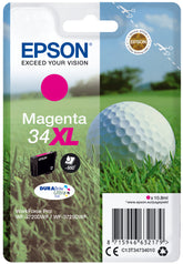 Epson 34XL - 10.8 ml - XL - magenta - original - blister - ink cartridge - for WorkForce Pro WF-3720, WF-3720DWF, WF-3725DWF