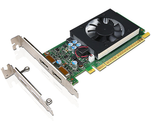 NVIDIA GeForce GT730 - Graphics Card - GF GT 730 - 2 GB GDDR5 - PCIe 2.0 x8 Low Profile - DisplayPort - for ThinkCentre M710, M715, M720, M910, M920, V530-15