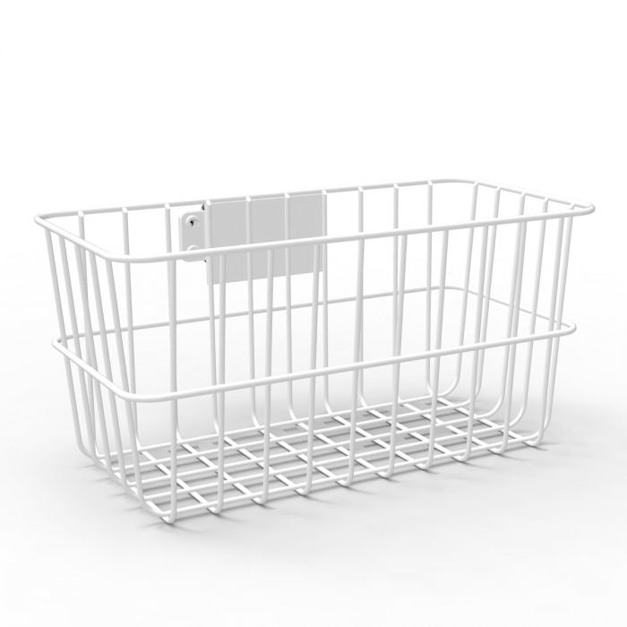 Compulocks Rise Freedom Basket White - Mounting Component (Basket) - White - Cart Mountable - For P/N: MCRSTDEXW, MCRSTDW