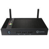 AOpen Chromebox Mini - Mini PC - 1 RK3288C - RAM 4 GB - SSD - eMMC 32 GB - Mali-T764 - GigE - WLAN: Bluetooth 4.0, 802.11a/b/g/n/ac - Chrome OS - monitor: nenhum - preto