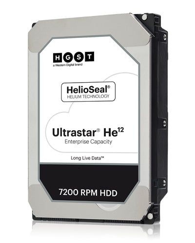 WD Ultrastar DC HC520 HUH721212ALE604 - Hard drive - 12 TB - internal - 3.5" - SATA 6Gb/s - 7200 rpm - buffer: 256 MB