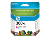 HP 300XL - 11 ml - Alto rendimiento - color (cian, magenta, amarillo) - original - cartucho de tinta - para Deskjet F2430, F2483, F2488, F4213, F4435, ENVY 100 D410, 11X D411, 120, Photosmart C4685 (CC644EE#ABE )