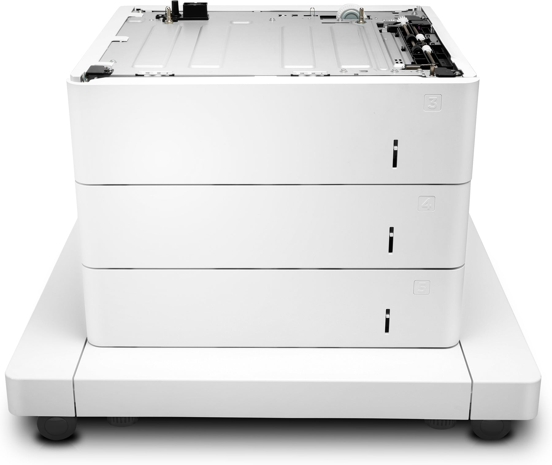 HP Paper Feeder with Cabinet - Base de impressora com alimentador de mídia - 1650 folhas In 3 Bandeja(s) - para LaserJet Enterprise MFP M634, LaserJet Enterprise Flow MFP M634, MFP M635, MFP M636