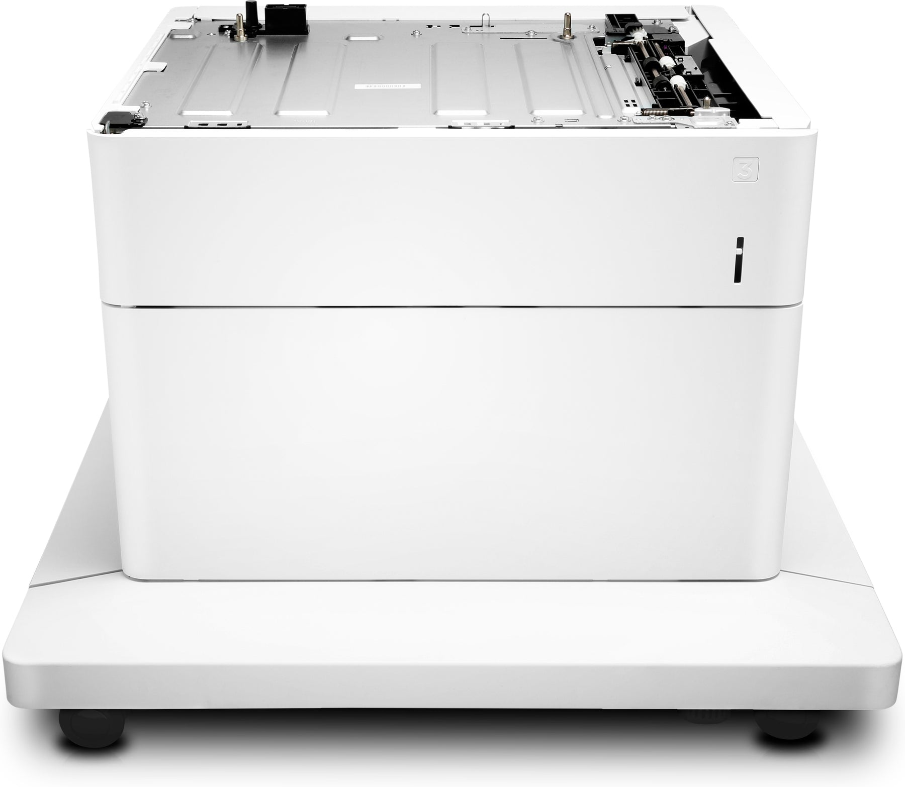 HP Paper Feeder and Stand - Base de impressora com alimentador de mídia - 550 folhas In 1 Bandeja(s) - para Color LaserJet Managed E65150, E65160, Color LaserJet Managed Flow MFP E67660