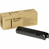 Kyocera TK 500K - Black - original - toner kit - for FS-C5016, C5016DN, C5016DNH, C5016DTN, C5016N