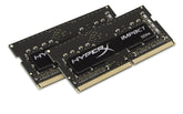 HyperX Impact - DDR4 - kit - 16 GB: 2 x 8 GB - SO DIMM 260-pinos - 2400 MHz / PC4-19200 - CL14 - 1.2 V - unbuffered - sem ECC