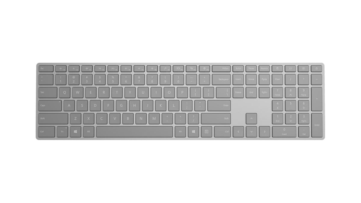 Microsoft Surface Keyboard - Teclado - Inalámbrico - Bluetooth 4.0 - Español - Gris - Comercial