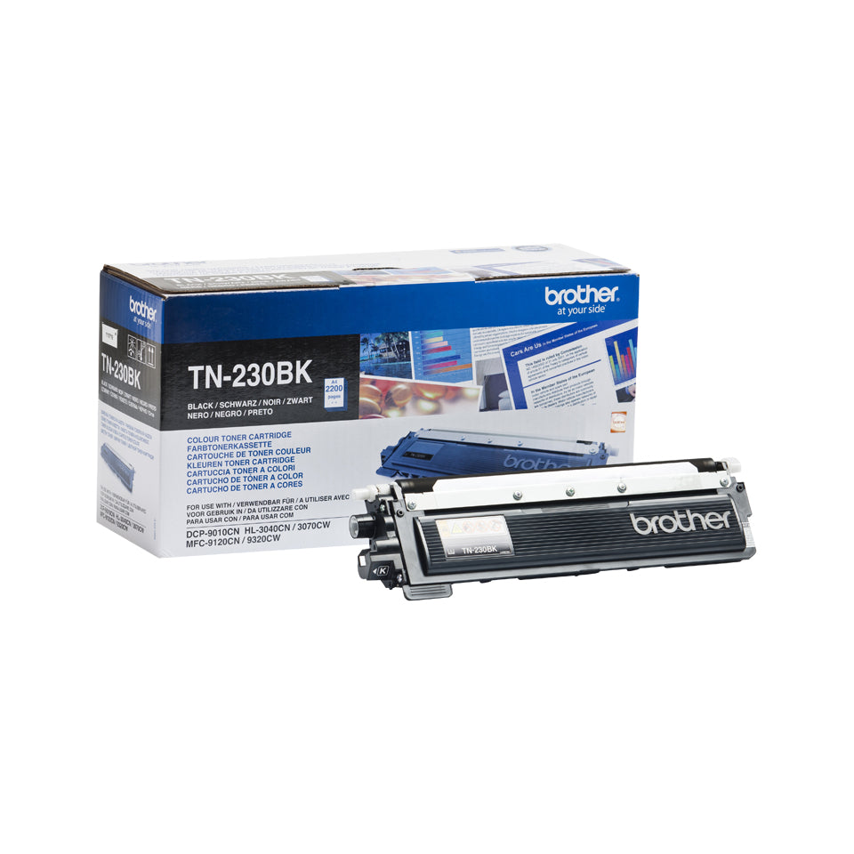 Brother TN230BK - Preto - original - cartucho de toner - para Brother DCP-9010CN, HL-3040CN, HL-3040CW, HL-3070CW, MFC-9120CN, MFC-9320CN, MFC-9320CW