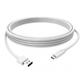 VISION Professional installation-grade USB-C to USB-A cable - LIFETIME WARRANTY - bandwidth 5 gbit/s - supports 3A charging current - USB-C 3.1 (M) to USB-A 3.0 (M) - outer diameter 4.0 mm - 22+30 AWG - 2 m - white