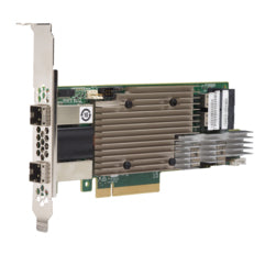 Broadcom MegaRAID SAS 9380-8i8e - Storage Controller (RAID) - 8 Channel - SATA / SAS 12Gb/s - low profile - RAID (hard disk expansion) 0, 1, 5, 6, 10, 50, JBOD, 60 - PCIe 3.0 x8