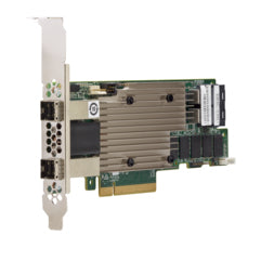 Broadcom MegaRAID 9480-8i8e - Storage Controller (RAID) - 16 Channel - SATA 6Gb/s / SAS 12Gb/s / PCIe - low profile - RAID (hard disk expansion) 0, 1, 5, 6, 10, 50, JBOD, 60 - PCIe 3.1 x8