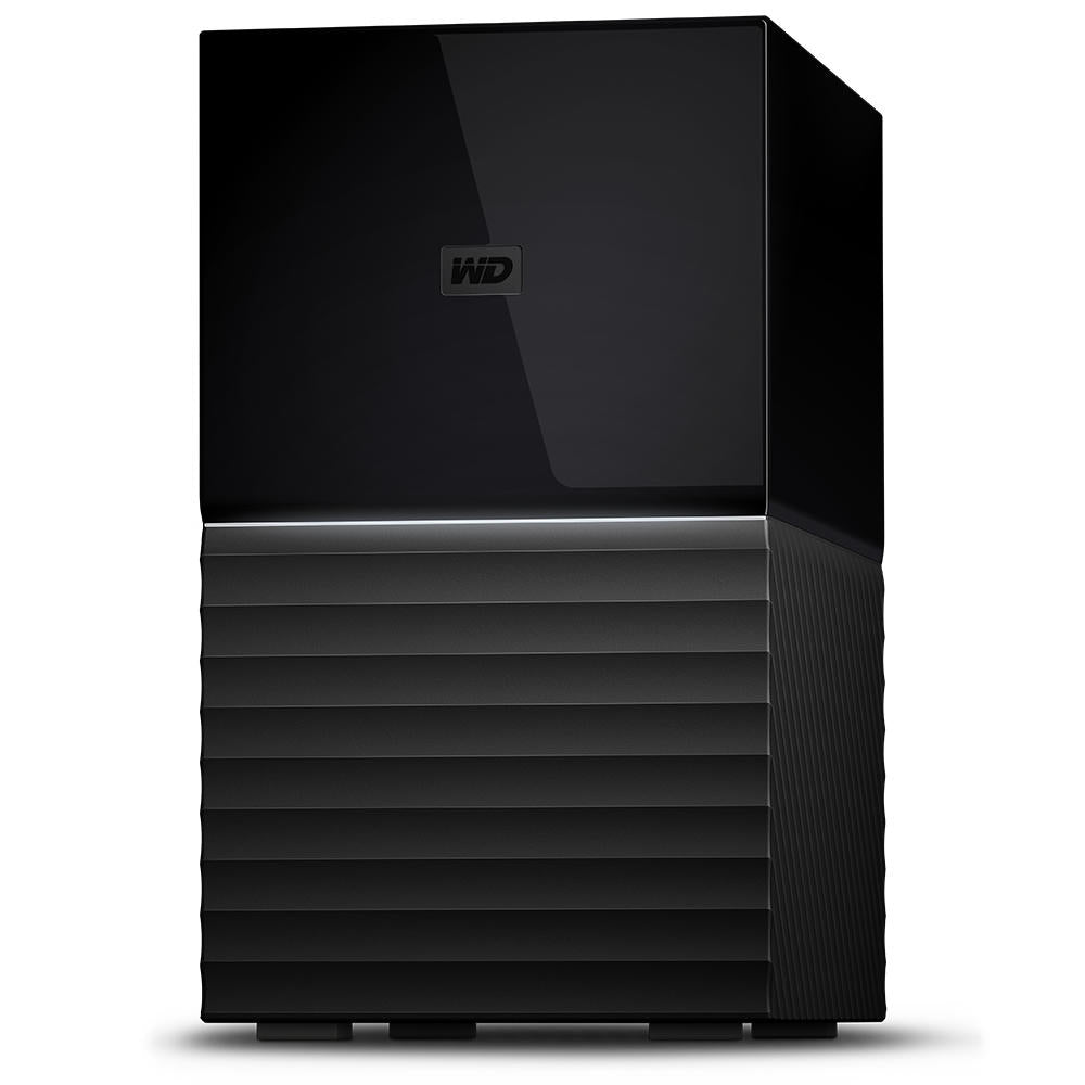 WD My Book Duo WDBFBE0160JBK - Matriz de disco rígido - 16 TB - 2 baias - HDD 8 TB x 2 - USB 3.1 (externo)