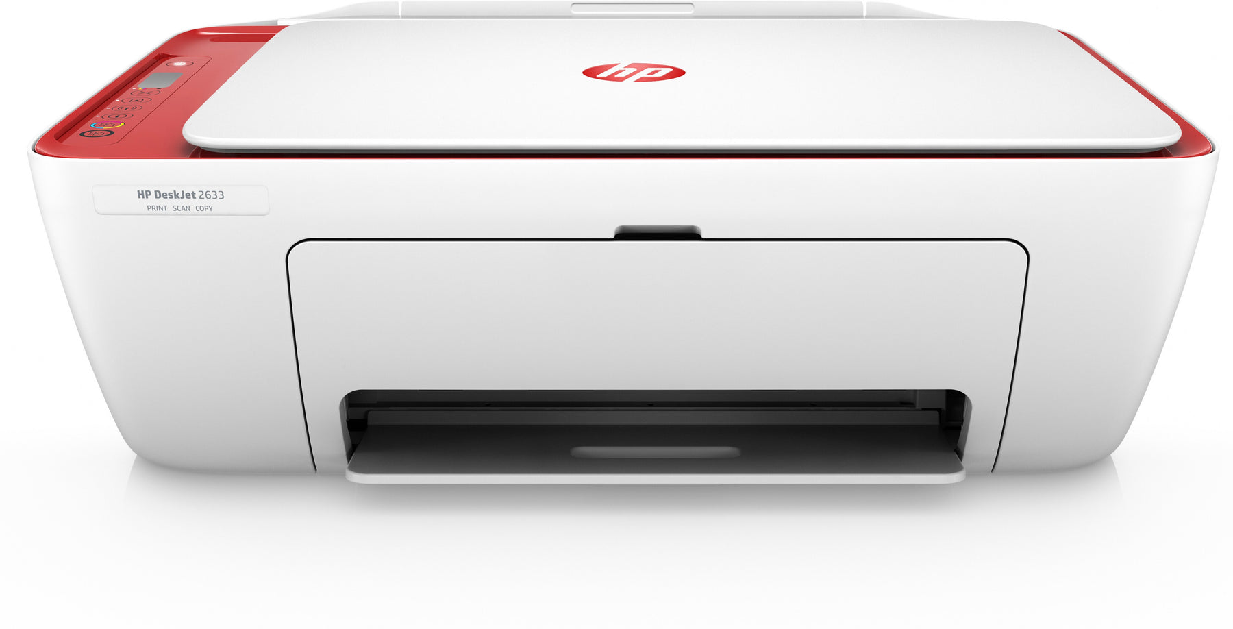 HP Deskjet 2633 All-in-One - Impresora multifunción - color - inyección de tinta - 216 x 297 mm (original) - A4/Legal (soportes) - hasta 6 ppm (copia) - hasta 7,5 ppm (impresión) - 60 hojas - USB 2.0, Wi-Fi(n) - Elegible para HP Instant Ink