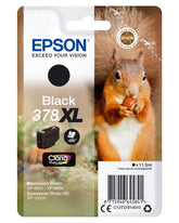 Epson 378XL - 11.2 ml - XL - preto - original - blister - tinteiro - para Expression Home XP-8605, 8606, Expression Home HD XP-15000, Expression Photo XP-8505, 8700