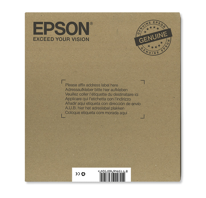 Epson 16 Multipack Easy Mail Packaging - Pack de 4 - preto, amarelo, azul cyan, magenta - original - caixa - tinteiro - para WorkForce WF-2010, 2510, 2520, 2530, 2540, 2630, 2650, 2660, 2750, 2760