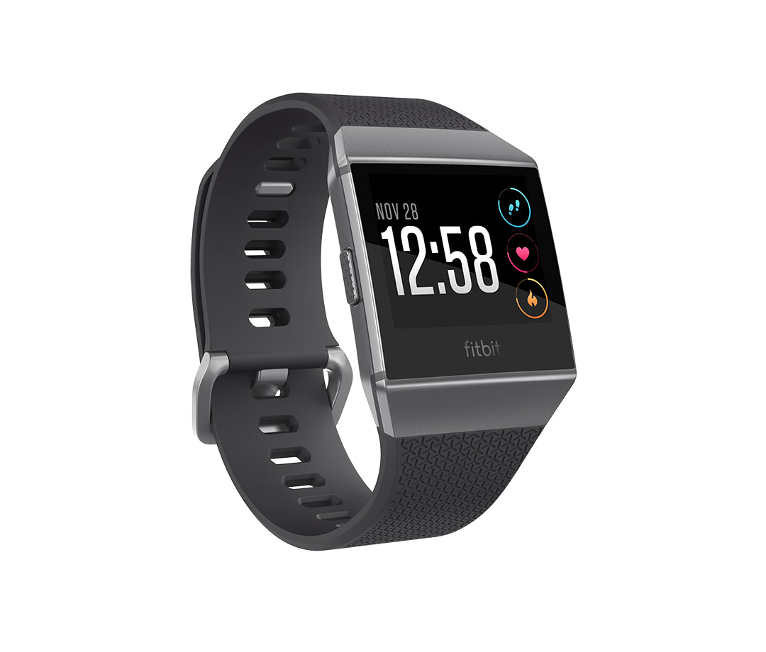 Fitbit Ionic - Smart Watch - Bluetooth, Wi-Fi, NFC - 50g - Charcoal, Smoke Gray