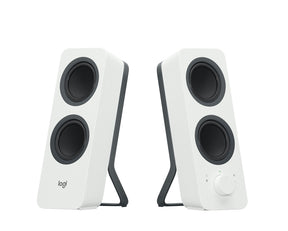 Logitech Z207 - Altavoces - para PC - 2.0 canales - inalámbrico - Bluetooth - 5 Watt (Total) - blanco