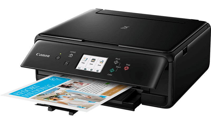 Canon PIXMA TS6150 - Multifunction Printer - Color - Inkjet - 216 x 297 mm (original) - A4/Legal (media) - up to 15 ipm (print) - 200 sheets - USB 2.0, Wi-Fi(n) , Bluetooth - black