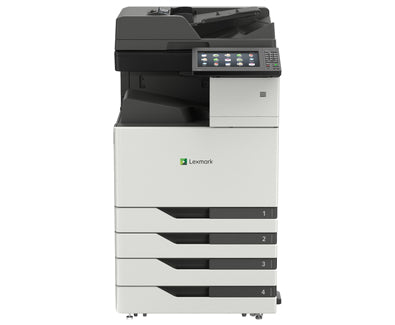 Lexmark CX924DTE - Multifunction Printer - Color - Laser - 297 x 432 mm (original) - Tabloid Extra (305 x 457 mm), SRA3 (320 x 450 mm) (media) - up to 65 ppm (copy) - up to 65 ppm (print) - 2150 sheets - 33.6 Kbps - USB 2.0, Gigabit LAN, USB 2.