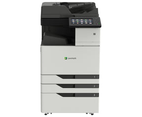 Lexmark CX923DXE - Multifunction Printer - Color - Laser - 297 x 432 mm (original) - Tabloid Extra (305 x 457 mm), SRA3 (320 x 450 mm) (media) - up to 55 ppm (copy) - up to 55 ppm (print) - 3650 sheets - 33.6 Kbps - USB 2.0, Gigabit LAN, USB 2.