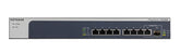 NETGEAR XS508M - Interruptor - sem gestão - 7 x 10 Gigabit Ethernet + 1 x 10 Gigabit Ethernet / 10 Gigabit Ethernet SFP+ - desktop, montável em trilho